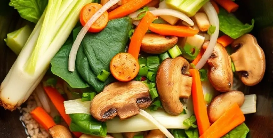 Poêlées de bok choy au wok