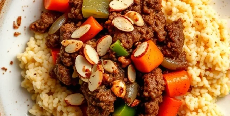Boeuf haché aux épices marocaines