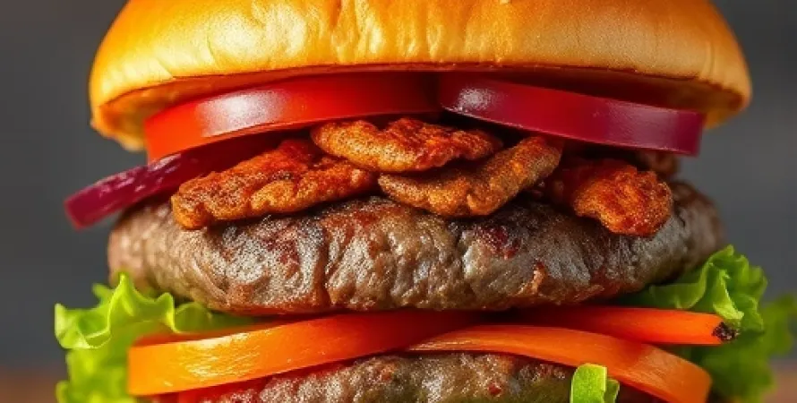 Burger de boeuf épicé