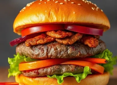 Burger de boeuf épicé