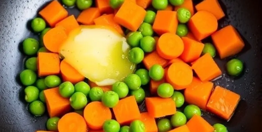 Carottes et petits pois