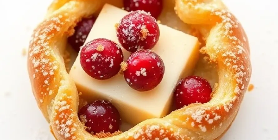 Danish aux cranberries et fromage