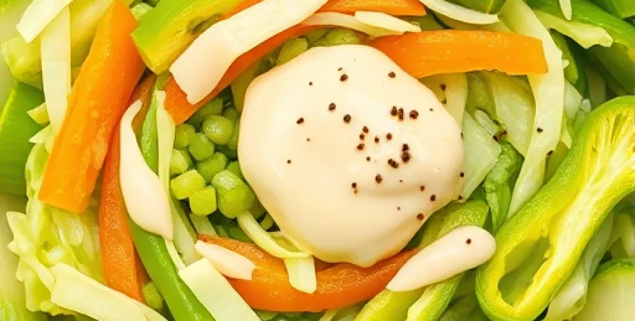 Slaw de chou vert