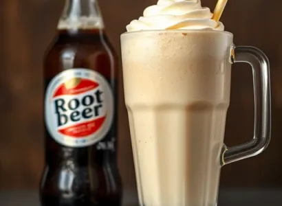 Shake à la bière de racine