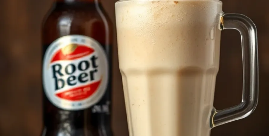 Shake à la bière de racine