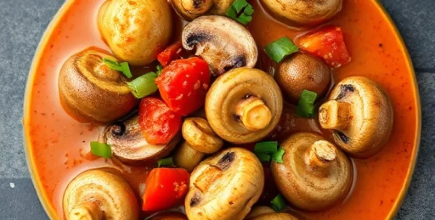 Champignons au curry