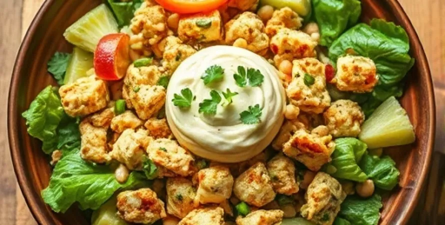 Salade de tempeh