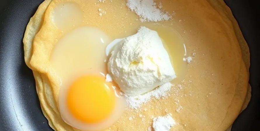 Crêpes au lait ribot pour plusieurs personnes