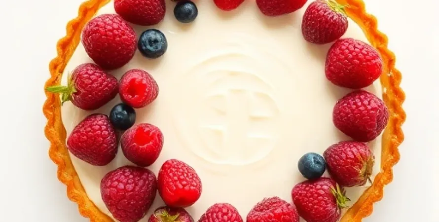 Tarte aux fruits et fromage