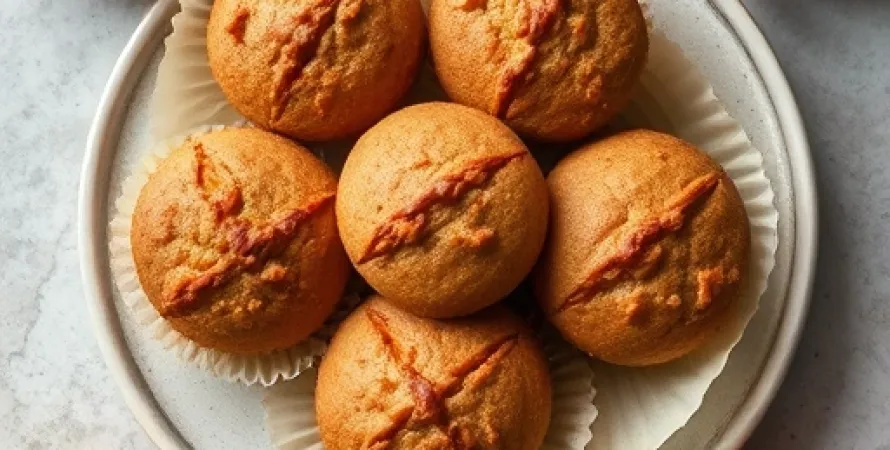 Muffins aux pommes et son d'avoine