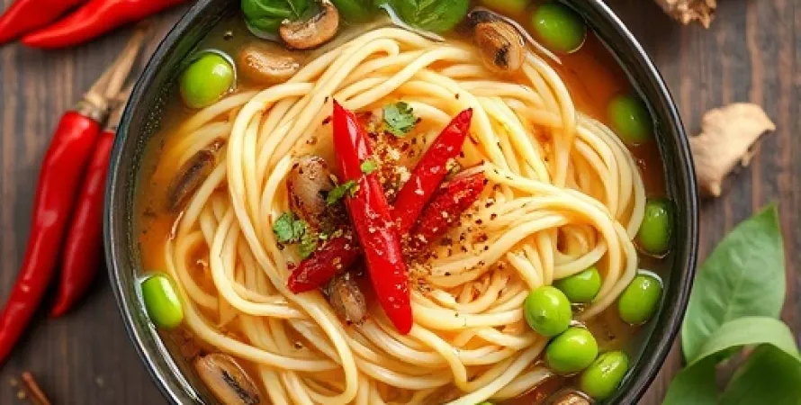 Soupe de nouilles épicées