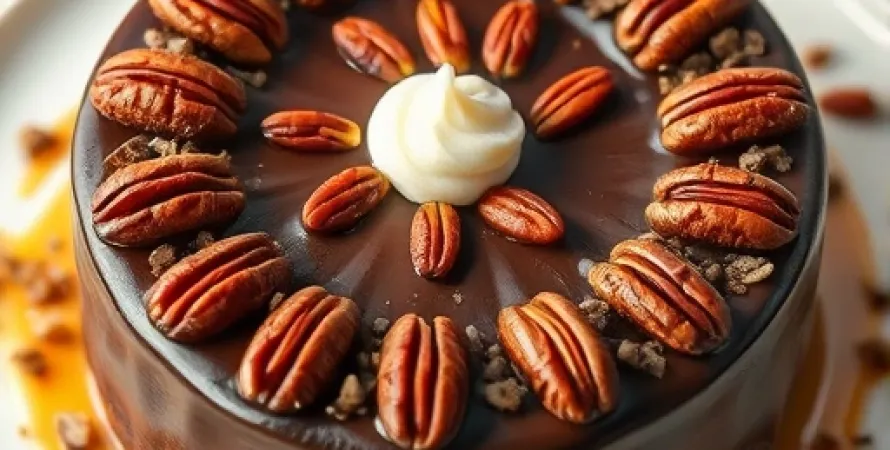 Gâteau au Chocolat et Pécans