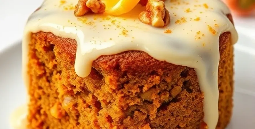 Gâteau aux carottes et au gingembre
