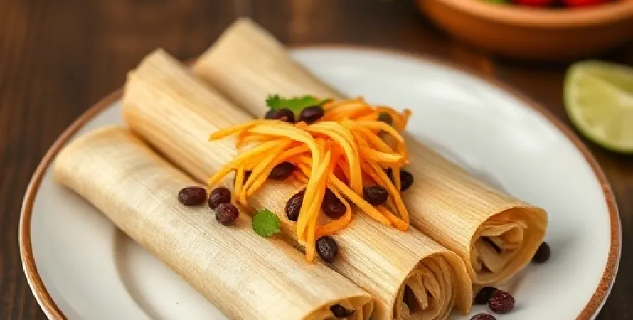 Tamales végétariens Tex-Mex