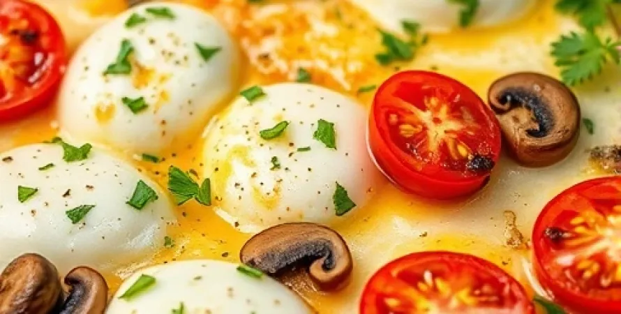 Dip de mozzarella et tomates