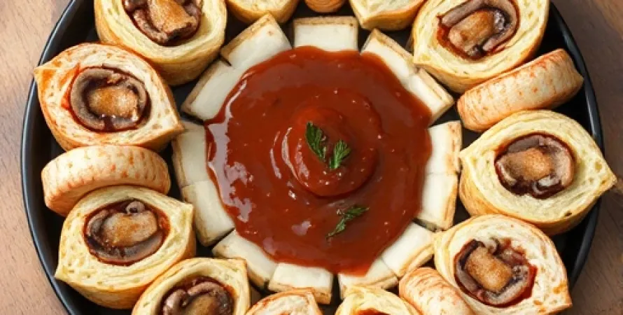 Rouleaux de saucisses pour pique-nique