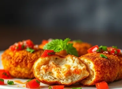 Croquettes de saumon épicées