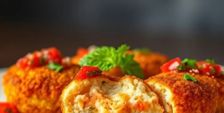 Croquettes de saumon épicées