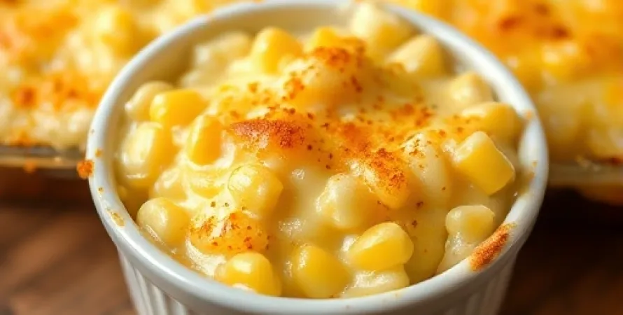 Gratin de maïs à la crème