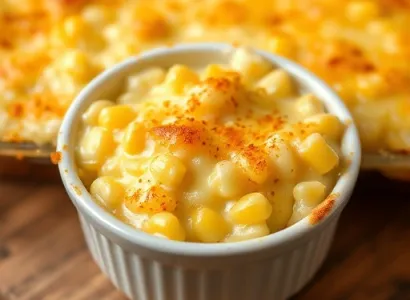 Gratin de maïs à la crème