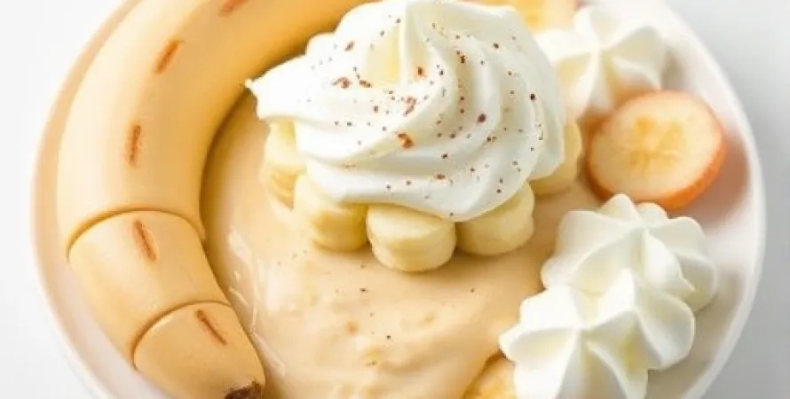 Crème de banane légère