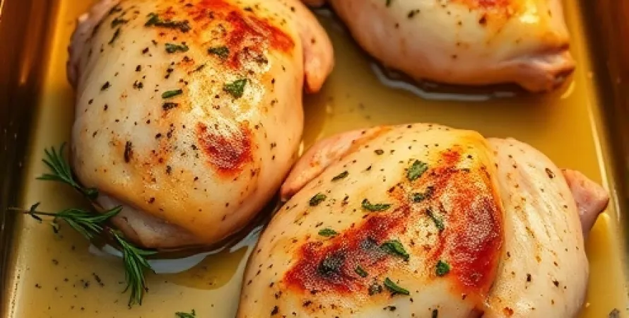 Poitrines de poulet rôties au four