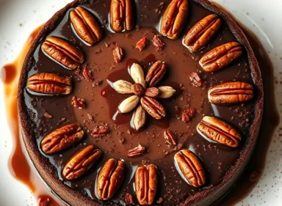 Gâteau au Chocolat Pecan