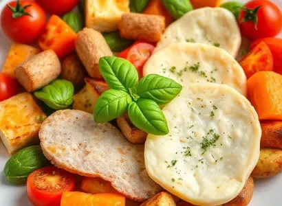 Pâtes primavera au fromage parmesan