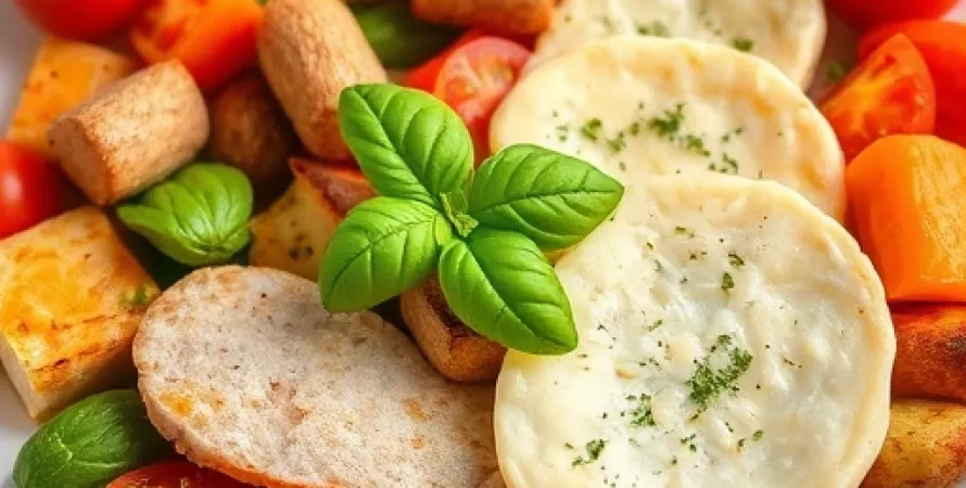 Pâtes primavera au fromage parmesan