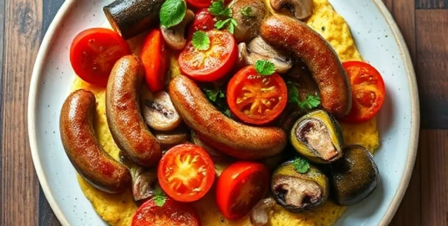 Ratatouille italienne au sausage et poulet