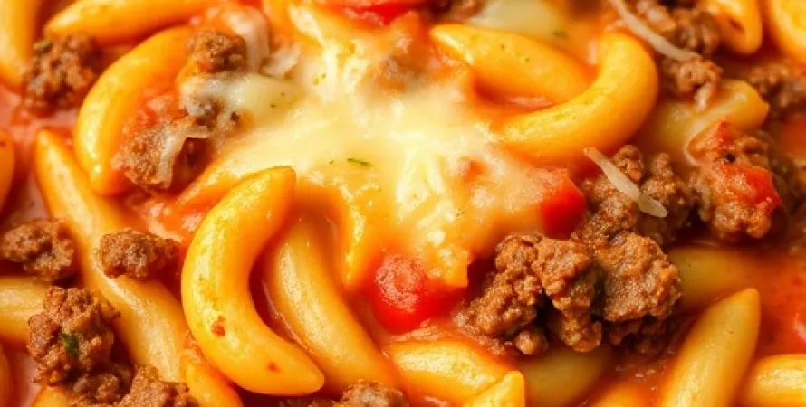 Casserole de macaroni au boeuf