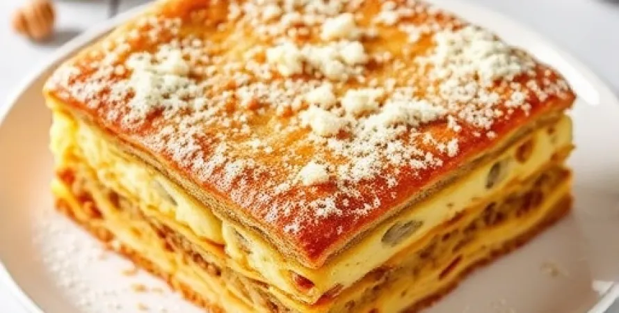 Gâteau au streusel et lait de chique