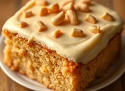 Gâteau au beurre de cacahuète