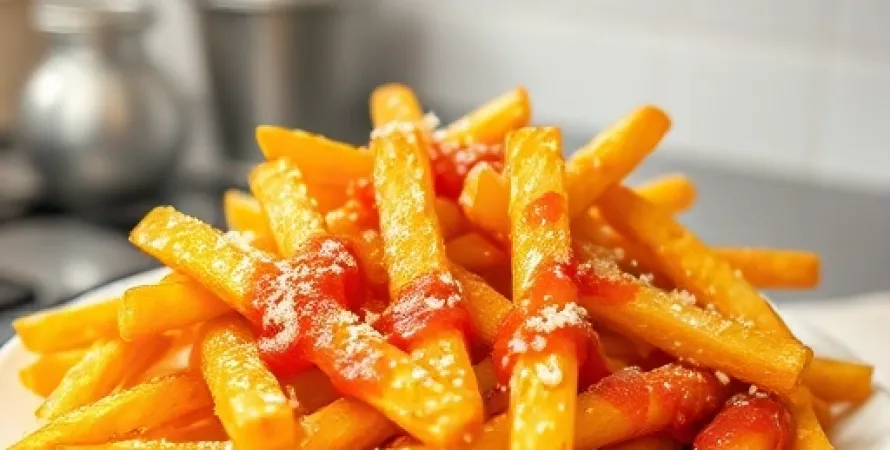 Frites de pommes de terre congelées