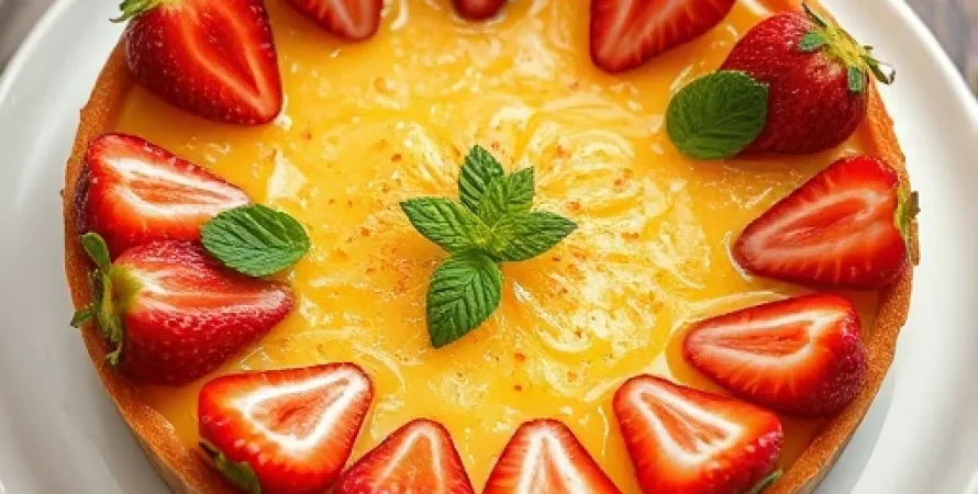 Tarte citron fraises