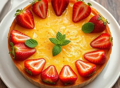 Tarte citron fraises