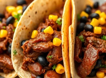 Tacos de boeuf Tex-Mex
