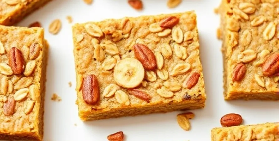 Barres de banane et avoine