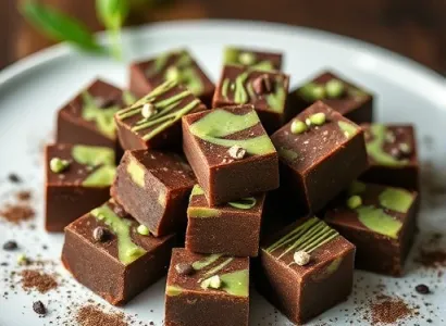 Fudge au chocolat et menthe