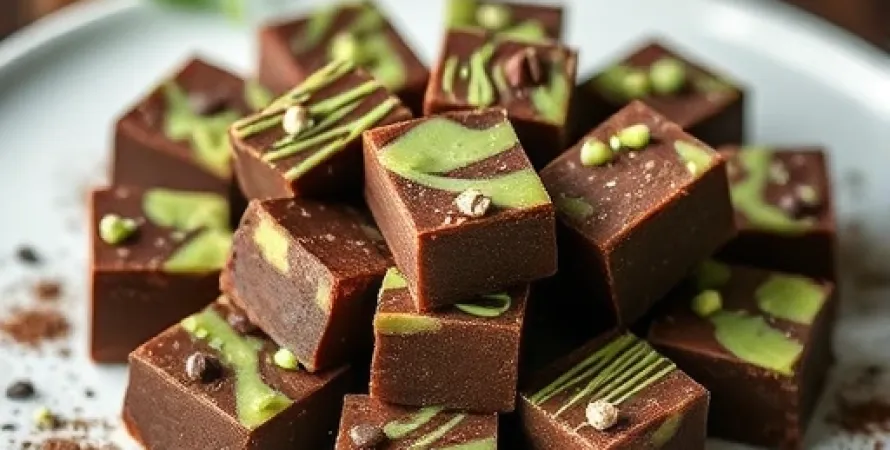 Fudge au chocolat et menthe