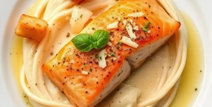 Saumon au four à la sauce César