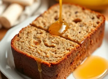 Pain au miel et banane