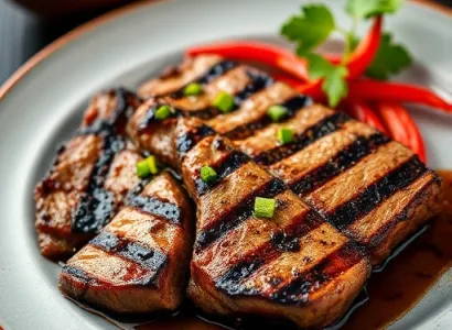 Steak de flanc mariné