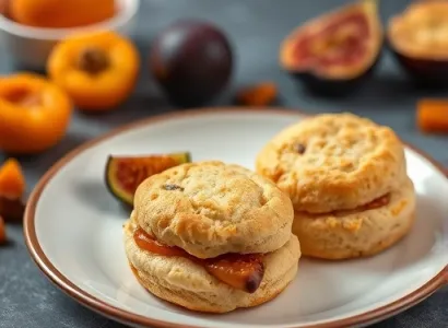 Biscuits aux abricots et figues