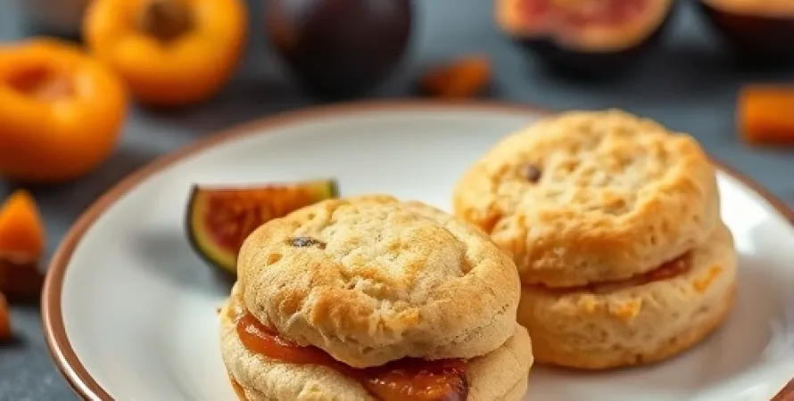 Biscuits aux abricots et figues