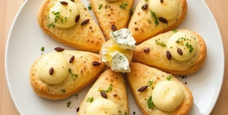 Scones aux épinards et feta