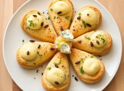 Scones aux épinards et feta