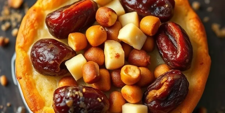 Barres de dattes au fromage