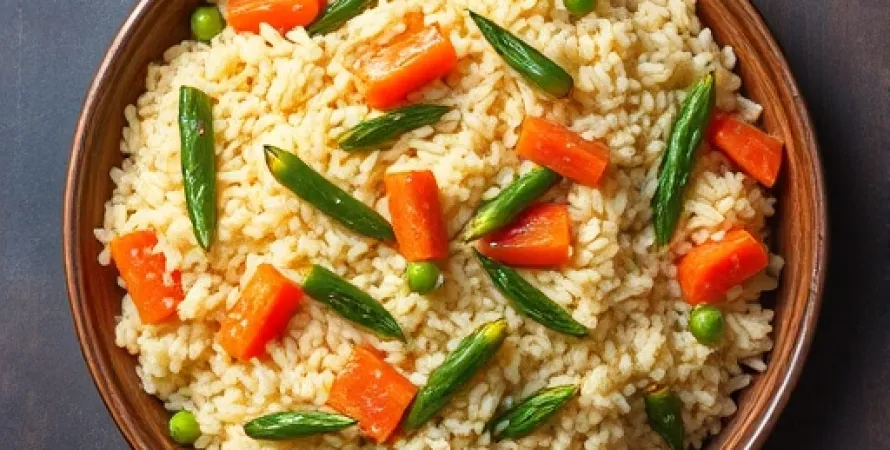 Riz aux épinards