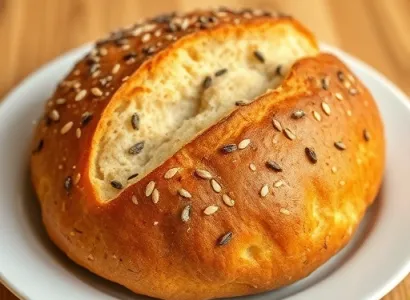 Pain au gruau et aux graines de tournesol